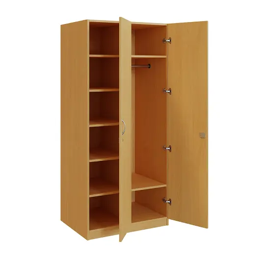 Q 223-80 skříň šatní, 2-dvéřová, 800x600x1800mm, buk royal